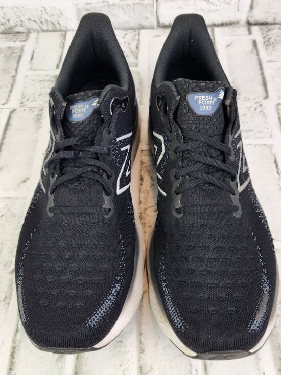 New Balance Fresh Foam 1080 v12 Men\'s Sz 15 D Black White Athletic Running Shoes main image 7